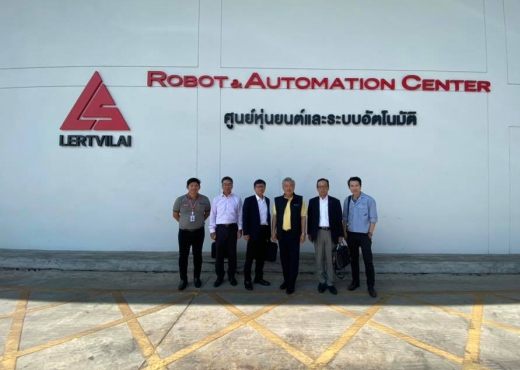 ผู้บริหาร OTC และคณะเข้าเยี่ยมชมศูนย์ Robot & Automation Center ที่ Lertvilai